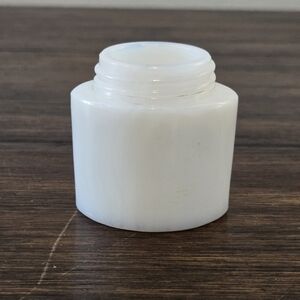 VTG 30s Ponds White Milk Glass Mini Makeup Cold Cream Container No Lid Stamped